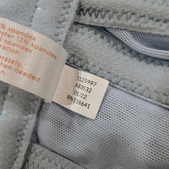 CACIQUE Boost Plunge Bra 42D Light Blue Lace Eyelet Baby Doll Feminine Sexy - Picture 7 of 9